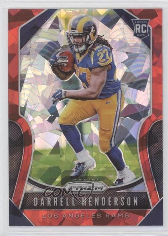 2019 Panini Prizm Rookies Red Ice Prizm Darrell Henderson #330 0er6