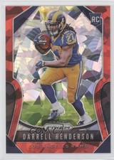 2019 Panini Prizm Rookies Red Ice Prizm Darrell Henderson #330 0er6