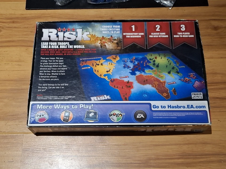 Risk Board Game 2010 Hasbro Parker Game - Image 3 of 4