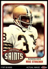 1976 Topps #353 Mike Strachan Saints RC Iowa St 7 - NM