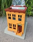 Fisher Price Sesame Street Play House, Vintage 1974 Toy House Hoopers Store Read