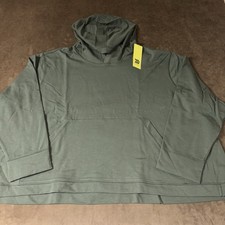 All In Motion Men's Cotton Pullover Hoodie Mens Big And Tall Fern Green 4XL NWT