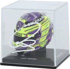 Lewis Hamilton Mercedes-AMG Petronas F1 Team Signed Purple 24 Champs Mini Helmet