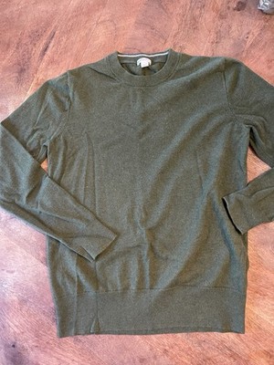 Crewcuts J Crew Sweater Boy Size 14 Blue Cashmere Blend Crewneck Knit Pullover