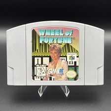 Wheel of Fortune (Nintendo 64, 1997) N64 Authentic - Cleaned & Tested
