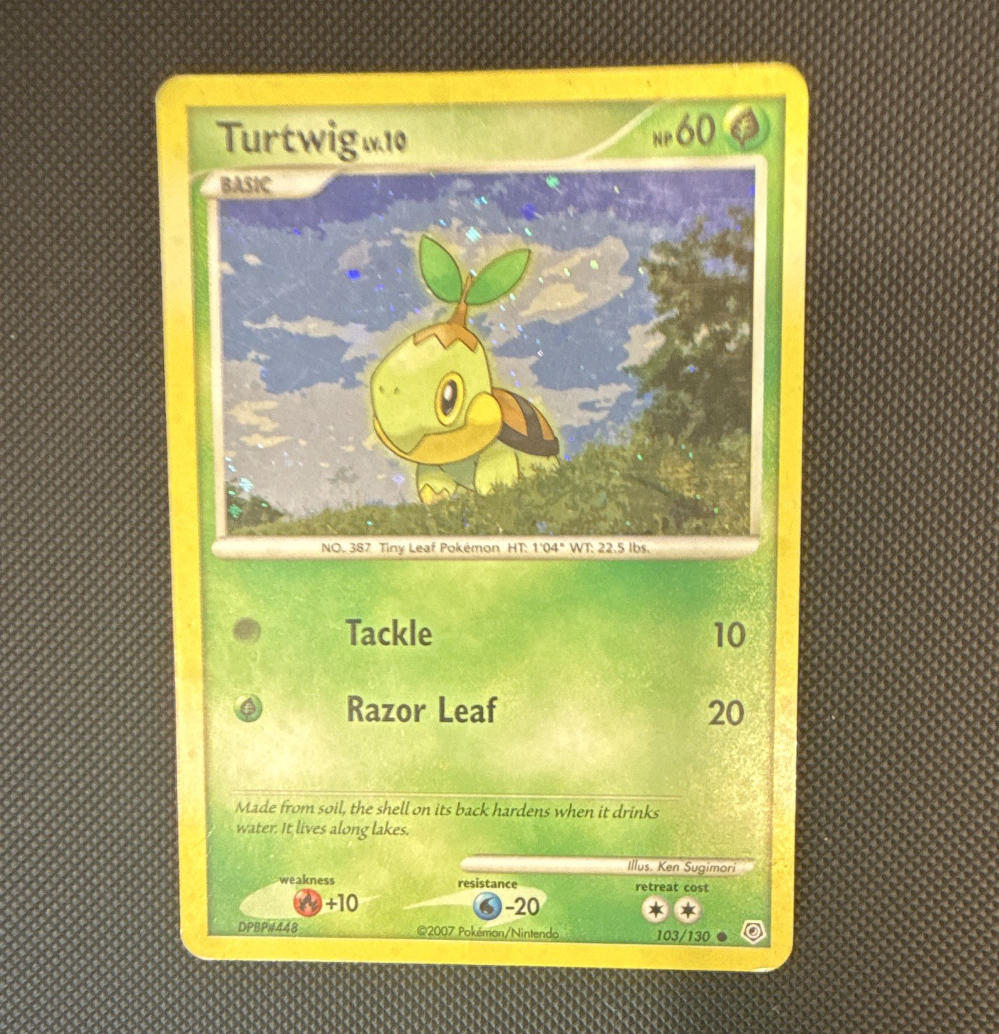 The Pokémon Company Turtwig Cosmos Holo Promo EN 2007