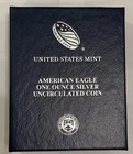 2020 W Burnished American Silver Eagle Uncirculated 1 oz Box COA OGP 20EG