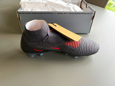 Nike Phantom 6 High Elite FG LV8 Cleats Gray/Black/Red IF4099-288