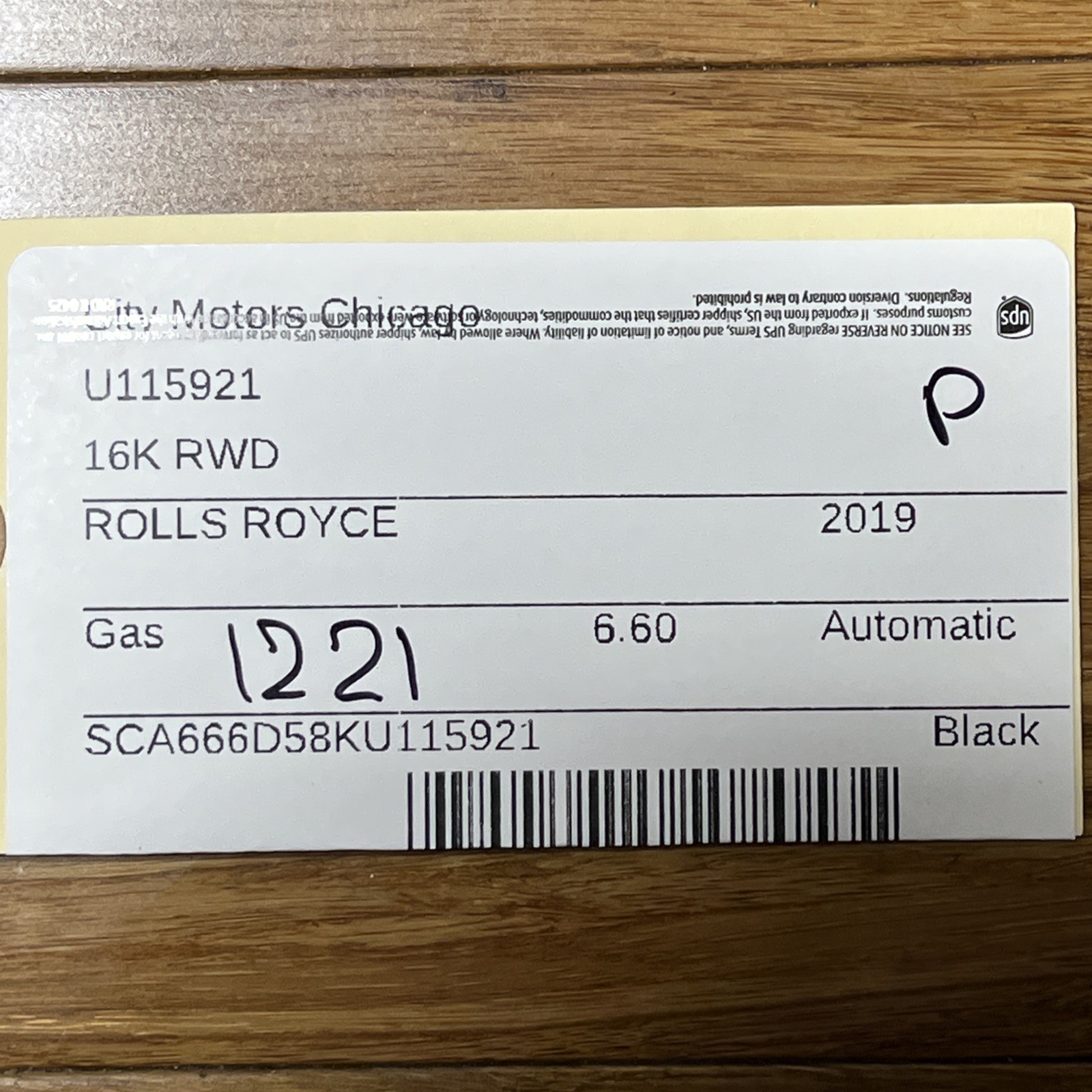 2017-2023 Rolls Royce Dawn RR6 Rear Upper Seat With HeadRest Lather OEM NOTE