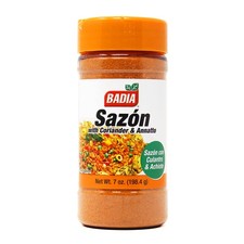 Badia Sazon with Coriander  Annatto Seasoning, 7 oz - 7 Ounce Pack of 1 
