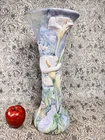 Antique Weller Art Pottery Vase Silvertone Calla Lily HUGE 15 Art Deco Nouveau 2