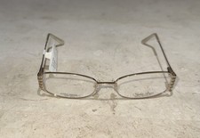 SOPHIA LOREN BEAU RIVAGE - BR48 Gold Womens Eyeglasses Frames 53-17-135 NWT 114
