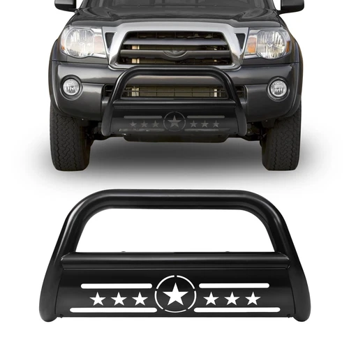 Bull Bar Pickup Truck 3" Front Grille Brush Push Bumper Guard with Removable ...