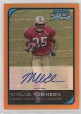 2006 Bowman Chrome Rookie Orange Refractor 24/25 Michael Robinson #259 Auto 3c7
