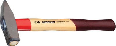 GEDORE Schlosserhammer Rotband-Plus mit Hickorystiel, 500 g, 1 Stück, 600 IH-500