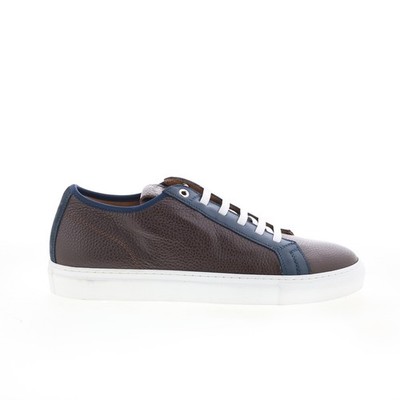 Pastori by Di Bianco Julius Mens Brown Leather Lifestyle Sneakers Shoes 10.5