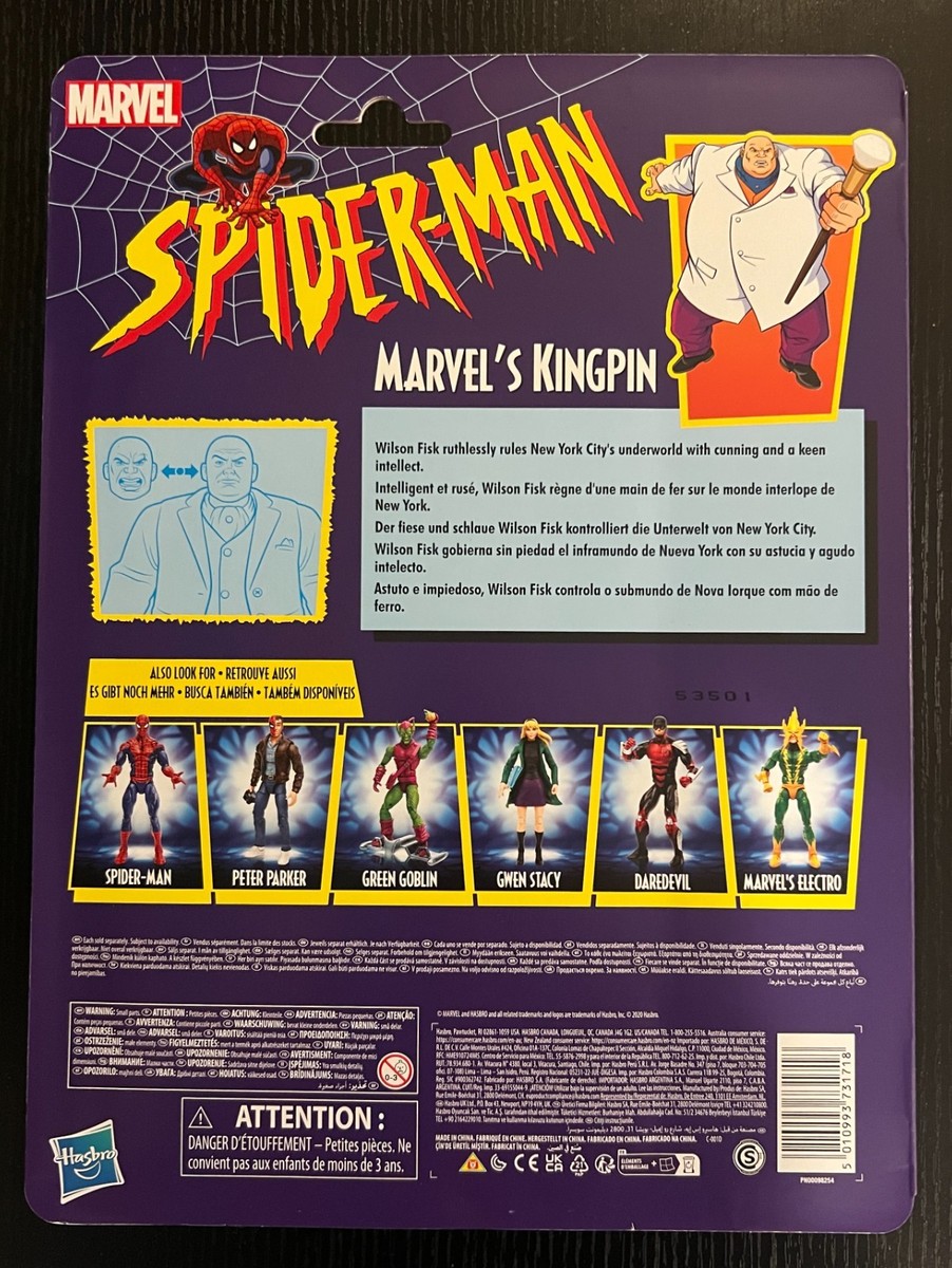 Hasbro Spider-man Marvel Legends Series Kingpin 6 Inch Action