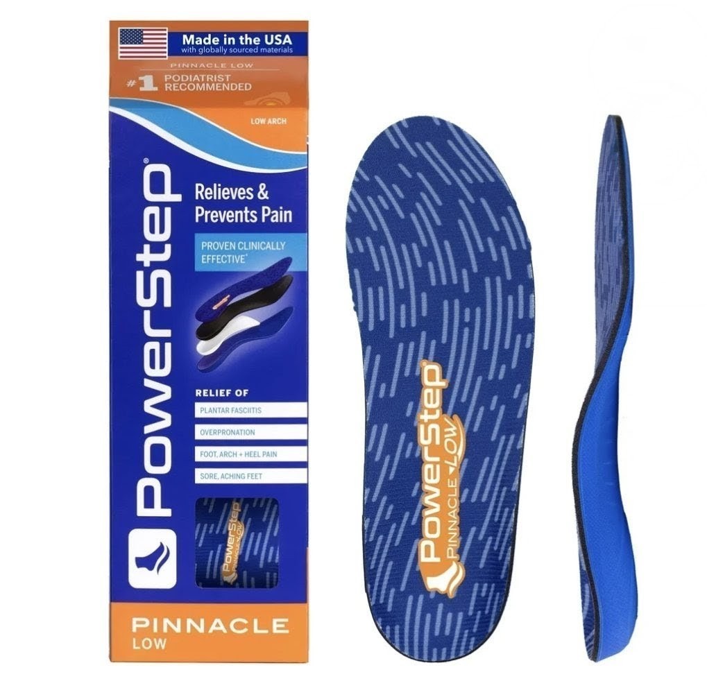 NEW Powerstep Insoles Pinnacle Low Size K Men's 14-15 US, NIB