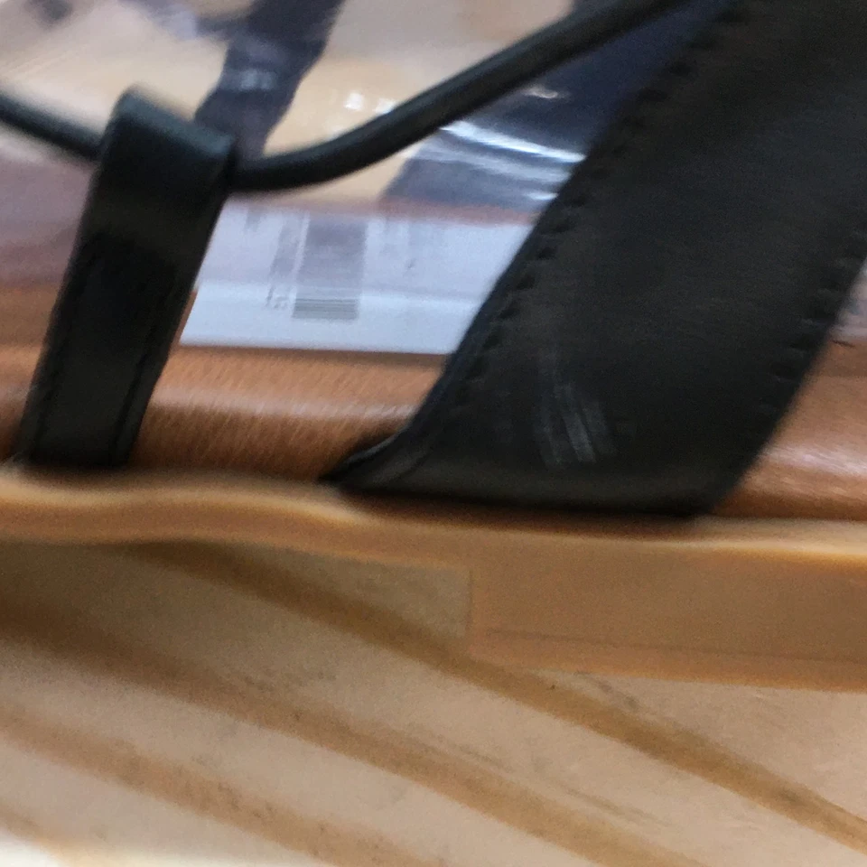 Sandalias Style & Co para mujer 9 M Cairro Gladiador negras imitación cuero informales NUEVAS Foto 4 de 4