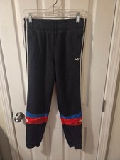 Adidas Black Joggers Sweatpants Youth Size XL 3 Stripe Athletic Pants S157