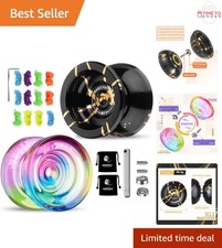 Dual Purpose Yoyo Set Aluminum Alloy Unresponsive  Responsive Plastic Yoyos