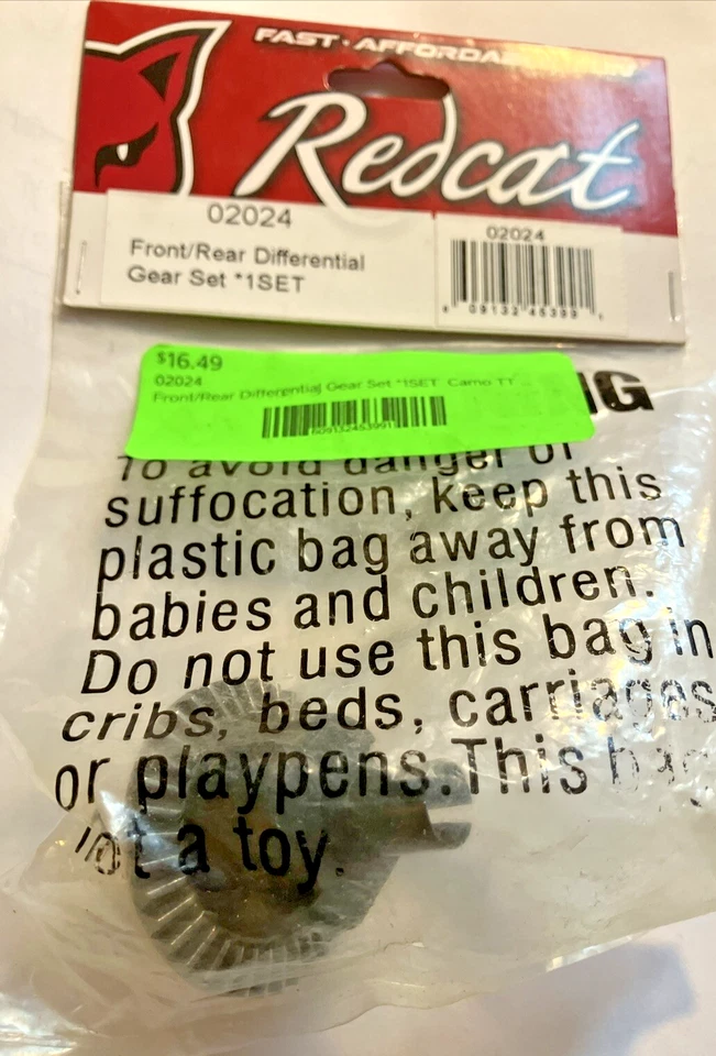 02024 REDCAT Front/Rear Differential Gear Set Camo TT PRO, Camo X4 PRO, DuKono - Image 3 of 4