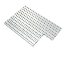 (Lot of 6) Bosch 45x90 Aluminum T-Slots (3) 800mm & (3) 628mm Length, 10mm Slots