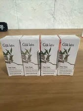 Lot of 4 Tea Tree Essential Oils - Gya Labs Organic Essential Oil 0.34 fl oz Ech