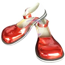 Mexican Professional Red White Clown Shoes Zapato Para Payaso Made In Mexico