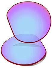 Vonxyz Cobalt Polarized Replacement Lenses for-Oakley Meta HSTN OW8002-51mm