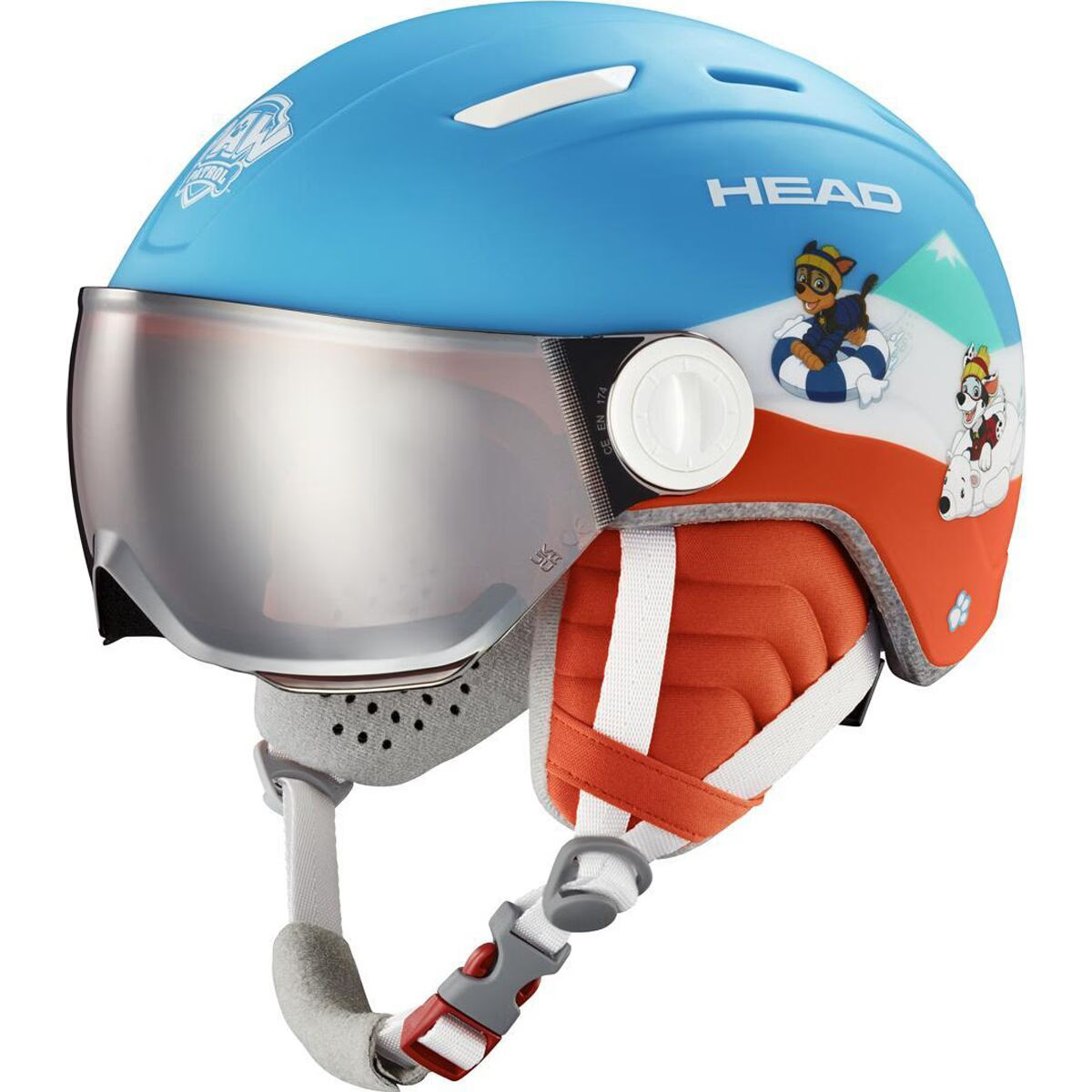 Зимние лыжи USA Mojo Visor Paw Patrol Snow Helmet - Для детей - 2025, Одноцветный, XXS