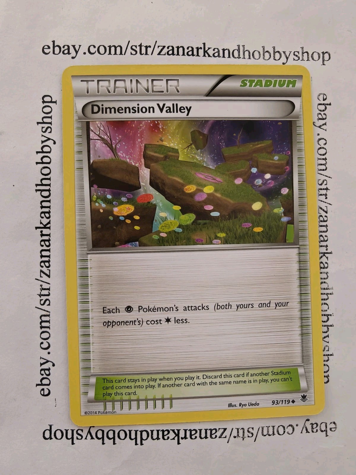 Pokemon Dimension Valley 93/119 Phantom Forces NM