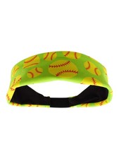 MadSportsStuff Crazy Softball Headband Neon Green, One Size, Neon Green