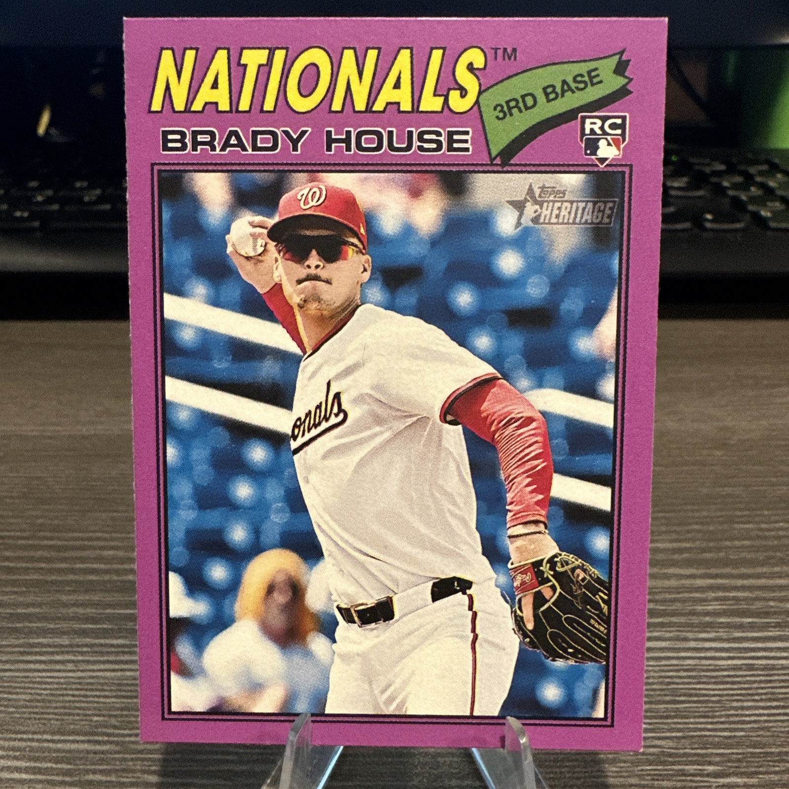 2026 Topps Heritage #153 Brady House Light Purple RC Washington Nationals 🔥