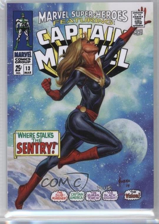 2016 Upper Deck Masterpieces Level 3 What If 482/499 Captain Marvel #69 c6z