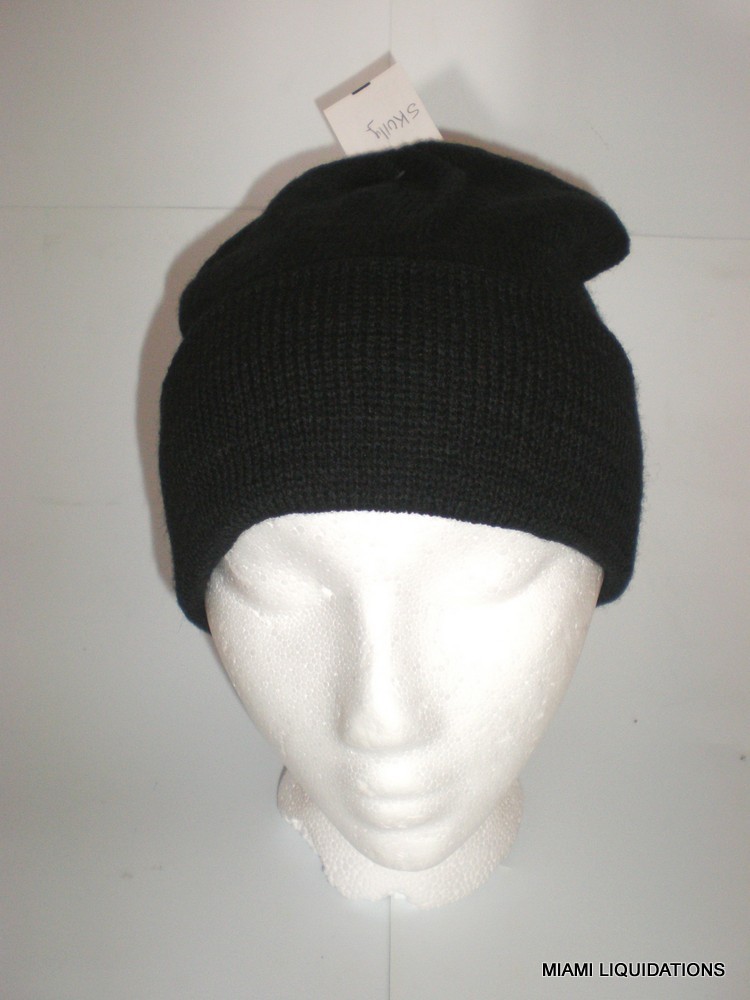 Liberty Mountain Black Knit Watch Cap Head Skully Ski Gear One Size Warmer 9565