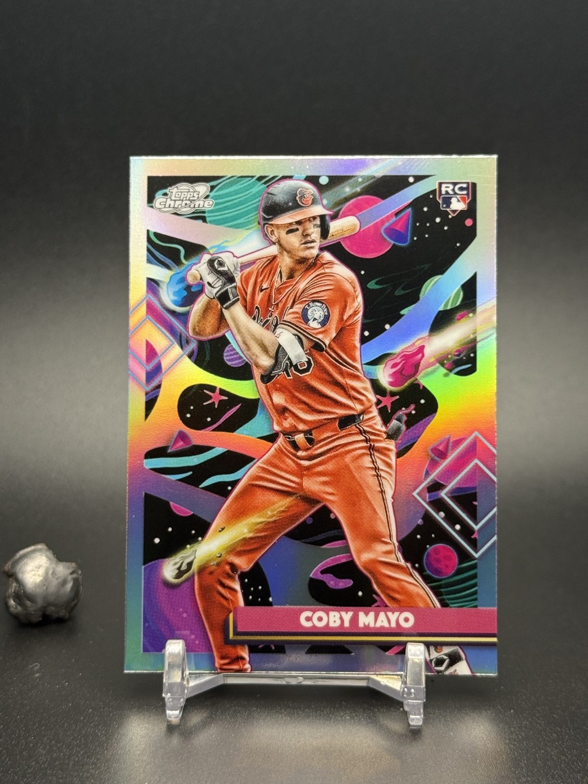 2025 Topps Cosmic Chrome Refractor #154 Coby Mayo RC