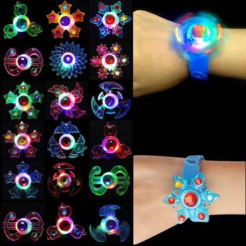18 Pack Light up Party Favors LED Bracelets Glow in the Dark Birthday Party Fav