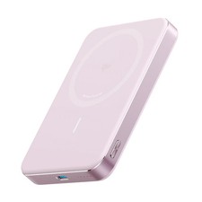 Anker MagGo Power Bank 10000mAh Slim Magnetic Battery Qi2 MagSafe Charging PINK