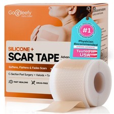 Advanced Medical Grade Silicone Scar Tape 1.6x60in Reusable Scar Removal Strips
