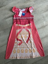 Princess Moana Cosplay Costume Princess Dress Hawaiian Sz 7-8 140 New FreeShip