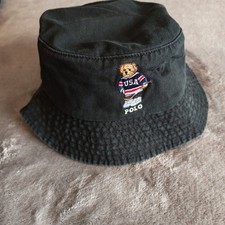 Men's Ralph Lauren Polo Bear Bucket Hat - Black