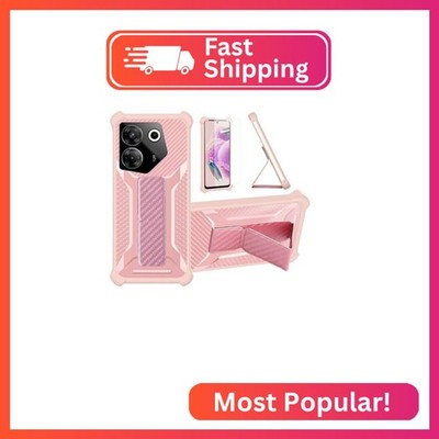 Aroepurt Case for Tecno Camon 20s Pro 5g Phone Case Stand Cover [with Tempered G
