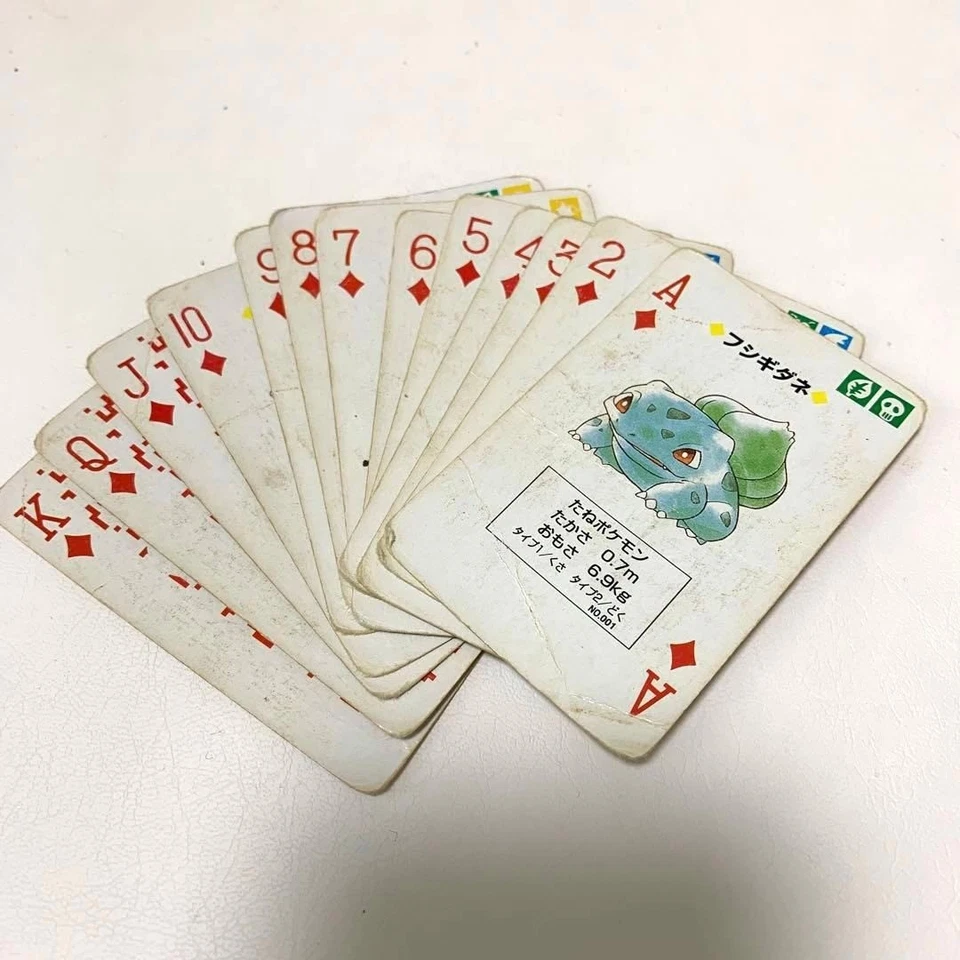 Pokemon Playing Cards Poker Charizard Deck Red 1996 Nintendo Rare from JAPAN JP - Image 2 of 4