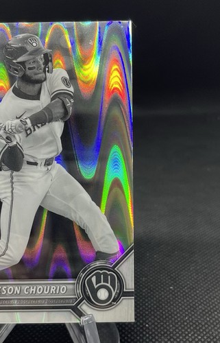 Jackson Chourio Rookie Ray Wave Refractor 2022 Bowman Chrome 1st Year 🔥 - Bild 3 von 6