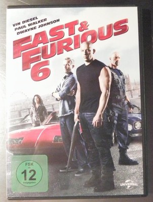 Fast & Furious 6  Vin Diesel, Paul Walker, Dwayne Johnson UNIVERSAL DVD FSK12***