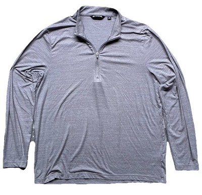 Travis Mathew 1/4 Zip Mens 2XL Performance Pullover Golf Havasu 2.0 Striped