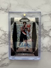 2017-18 Panini Prizm Fast Break Prizm Auto Caleb Swanigan #145 Rookie Auto RC