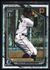 2024 Bowman Chrome #BCP-224 Bralyn Brazoban Prospects Shimmer Refractor