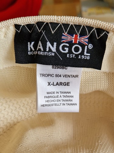 KANGOL Hat 504 Tropic Ventair Flat Cap 0290BC Summer Natural Sizes: S - XL - Picture 4 of 4